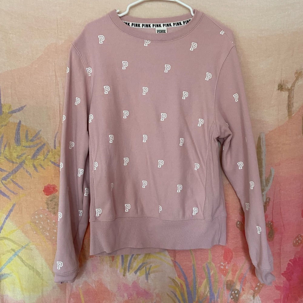 Pink Oversized Sweatshirt